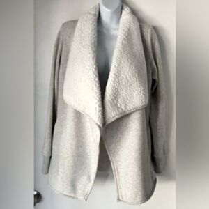 ABERCROMBIE & FITCH Soft A&F Collection Sherpa Cardigan Jacket S